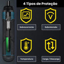 LongSA - Chave de Fenda Elétrica 3,6V - 105 peças - Loja-TopSpoT