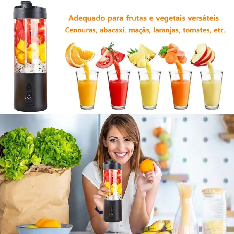 Power Juice - Liquidificador Elétrico Portátil - Loja-TopSpoT