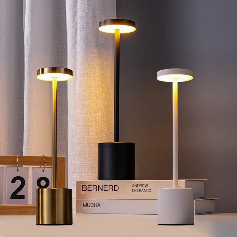 CandeLux - Luminária de Mesa Recarregável e Portátil - Loja-TopSpoT