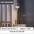 CandeLux - Luminária de Mesa Recarregável e Portátil - Loja-TopSpoT