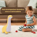 Luz Noturna Infantil Dino: Dinossauro com Timer (15min) e Sensor