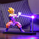Luminária Son Goku SSJ Super Saiyajin - Ataque Kamehameha