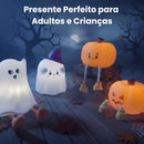 Luminária Infantil Halloween - Timer 30min - 3 Níveis Brilho