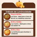 Luminária Infantil Halloween - Timer 30min - 3 Níveis Brilho