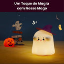 Luminária Infantil Halloween - Timer 30min - 3 Níveis Brilho
