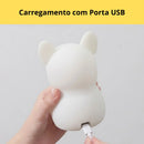 Luminária Infantil Buldogue Francês - Silicone com Timer e USB
