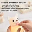Luminária Infantil Buldogue Francês - Silicone com Timer e USB