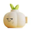Luz Noturna Infantil Alho Kawaii - Silicone | Timer | Recarregável