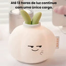 Luz Noturna Infantil Alho Kawaii - Silicone | Timer | Recarregável