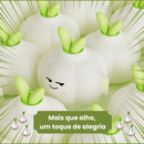 Luz Noturna Infantil Alho Kawaii - Silicone | Timer | Recarregável