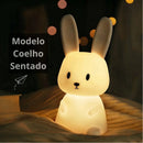 Luminária Noturna Infantil LED de Silicone Macio – Quarto das Crianças ou Bebê