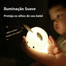 Luminária Noturna Infantil LED de Silicone Macio – Quarto das Crianças ou Bebê