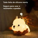 Luminária Noturna Infantil LED de Silicone Macio – Quarto das Crianças ou Bebê