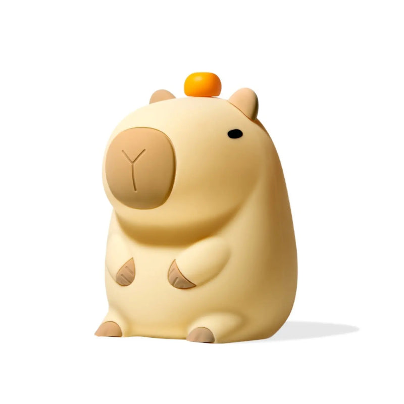 Luz Noturna Infantil Capivara LED em Silicone com Temporizador e USB