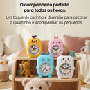 Relógio Despertador de Mesa Infantil Analógico Bichinhos Lúdico