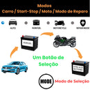 PowerCharge - Carregador de Bateria Automotiva 12V 6A - Loja-TopSpoT