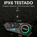 Intercomunicador Bluetooth Capacete Alpha Gold