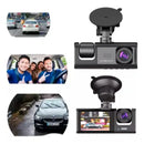 Dash Cam 3 Canais Full HD 1080p Visão Noturna - Loja-TopSpoT