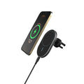 Carregador Veicular MagSafe iPhone 15W Turbo Magnético