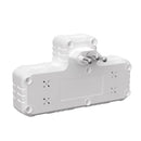 Adaptador Tomada 3 Pinos 10A Bivolt: 3 Saídas + 2 USB + 1 Tipo C