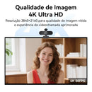 Webcam EMEET C60E 4K Ultra HD & 60FPS | Foco PDAF Profissional