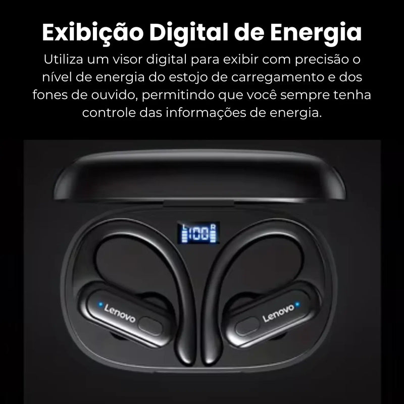 Lenovo thinkplus XT60 - Fone TWS Bluetooth 5.3 – Esportes - Loja-TopSpoT