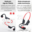 AquaBone - Fone Bluetooth 5.3 de Condução Óssea para Esportes Aquáticos - Loja-TopSpoT