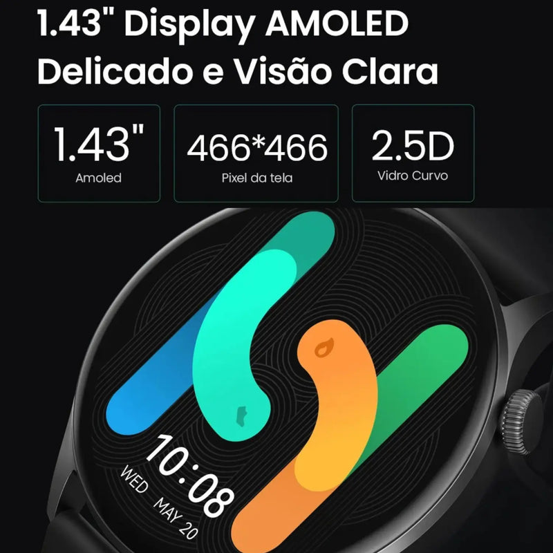 HAYLOU Solar Plus RT3 -Smartwatch-Bluetooth 5.3-IP68-280mah - Loja-TopSpoT