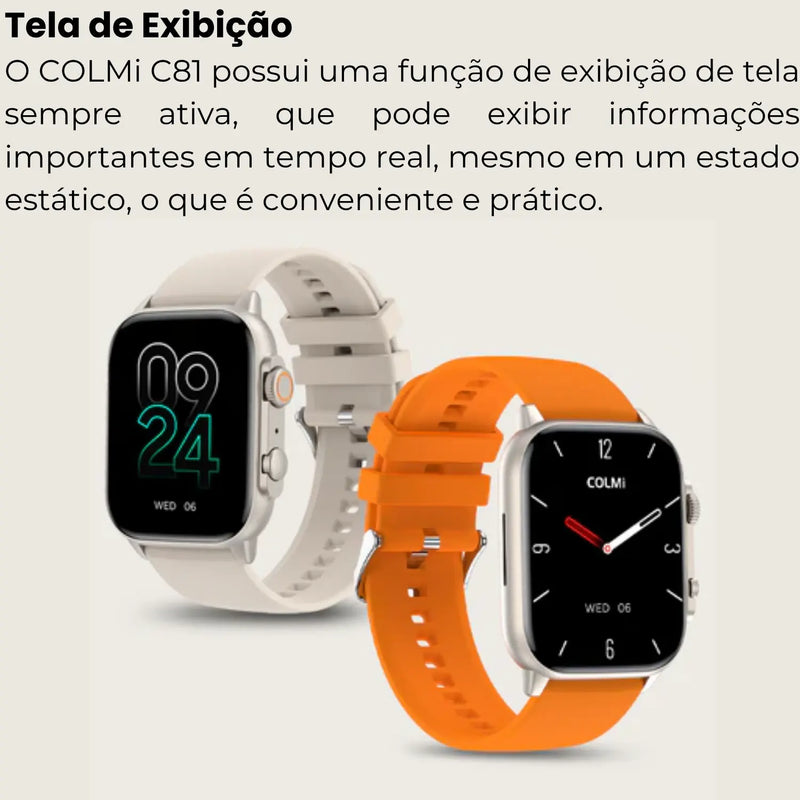 Smartwatch COLMi C81-Bluetooth 5.0-IP68-250mah - Loja-TopSpoT