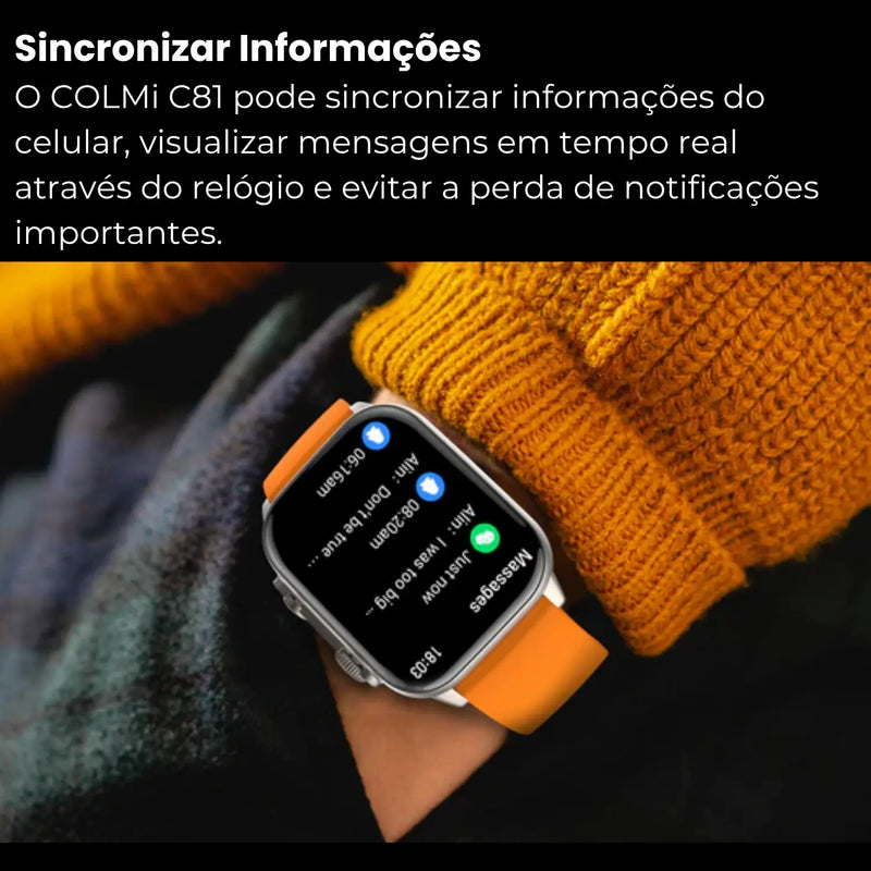 Smartwatch COLMi C81-Bluetooth 5.0-IP68-250mah - Loja-TopSpoT