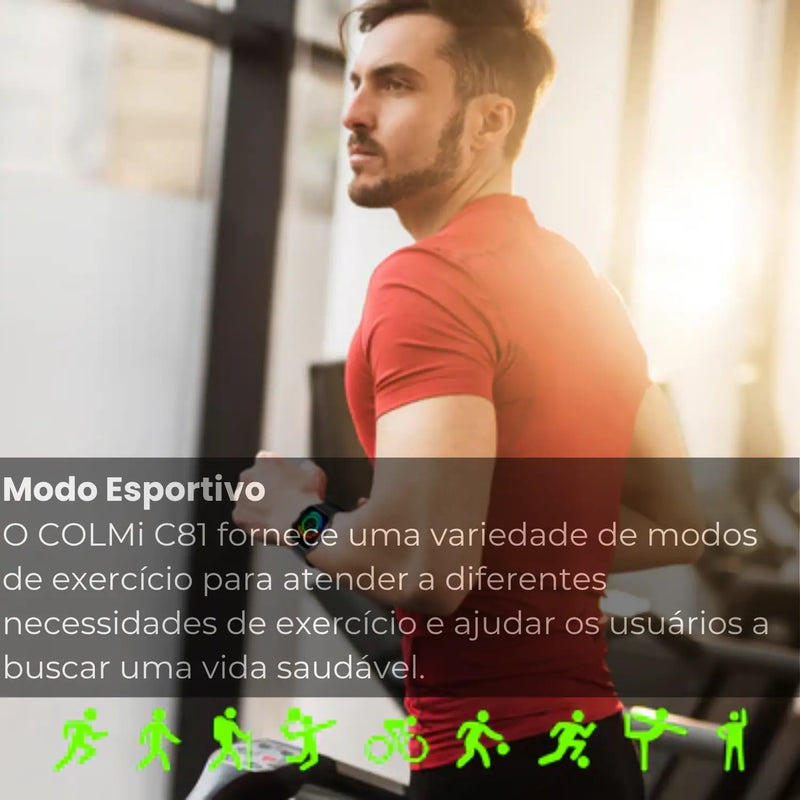 Smartwatch COLMi C81-Bluetooth 5.0-IP68-250mah - Loja-TopSpoT
