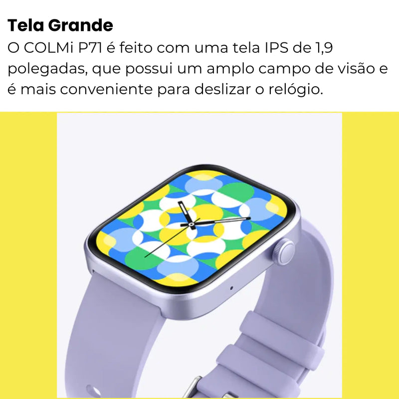 Smartwatch COLMi P71-Bluetooth 5.1-IP68-230mah - Loja-TopSpoT