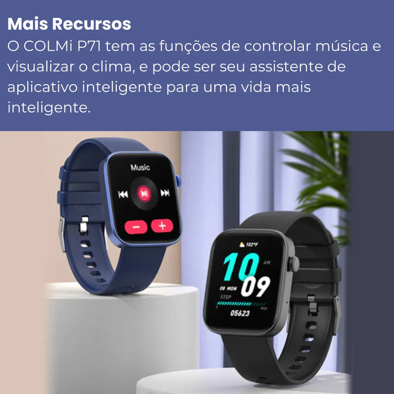 Smartwatch COLMi P71-Bluetooth 5.1-IP68-230mah - Loja-TopSpoT