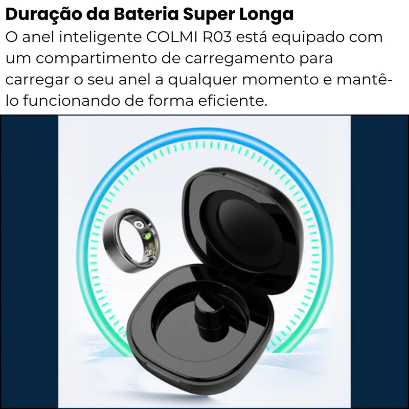 Smart Ring COLMi R03-Bluetooth 5.0-IP68-5atm-15mah - Loja-TopSpoT