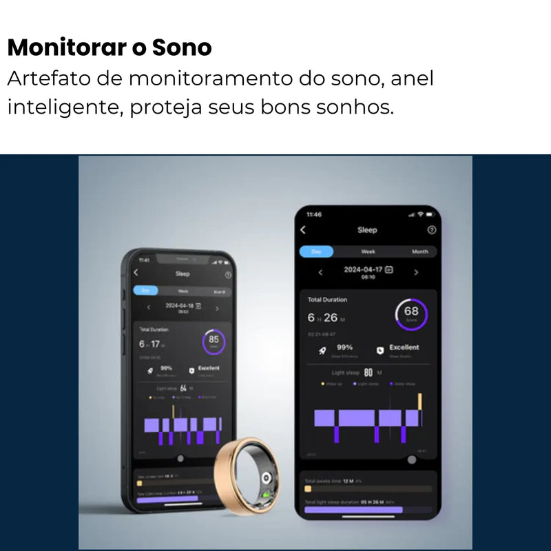 Smart Ring COLMi R03-Bluetooth 5.0-IP68-5atm-15mah - Loja-TopSpoT