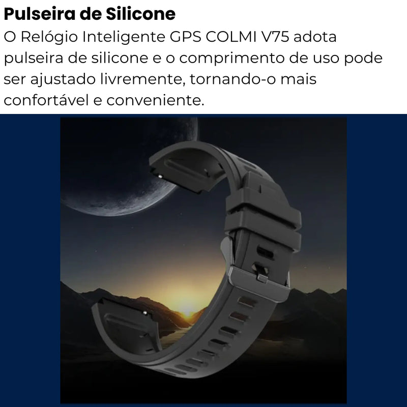 Smartwatch GPS COLMi V75-Bluetooth 5.3-IP68-650mah - Loja-TopSpoT