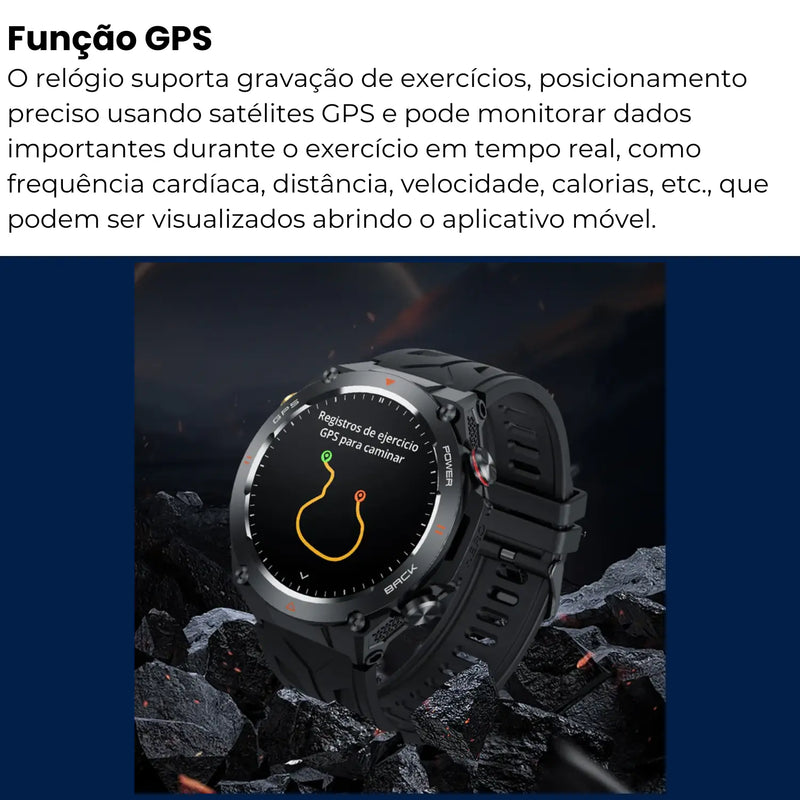 Smartwatch GPS COLMi V75-Bluetooth 5.3-IP68-650mah - Loja-TopSpoT