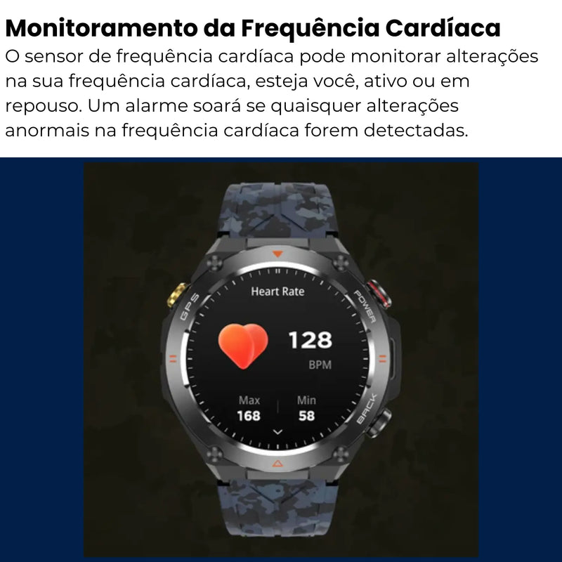 Smartwatch GPS COLMi V75-Bluetooth 5.3-IP68-650mah - Loja-TopSpoT