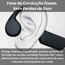 Fone de Condução Óssea Swim X7 - IPX8 32GB Bluetooth 5.3