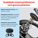 Fone Bluetooth Lenovo XT80 Esportivo com Visor LED e Modo Gamer