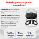 Fone Bluetooth Lenovo XT80 Esportivo com Visor LED e Modo Gamer