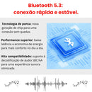 Fone Bluetooth Lenovo XT80 Esportivo com Visor LED e Modo Gamer