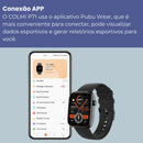 COLMi P71 Smartwatch Bluetooth 5.1 Tela 1.9" Monitor Saúde IP68