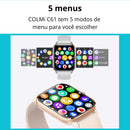 COLMi C61 Smartwatch Chamada Bluetooth Tela 1.9" Monitor Saúde IP67