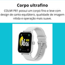 COLMI P81 Smartwatch Bluetooth 5.3 Tela 1.9" Monitor Saúde IP68