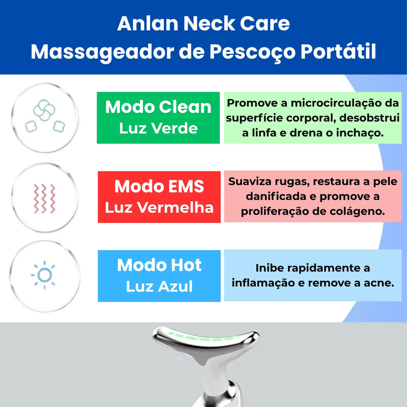 Anlan Neck Care - Massageador de Pescoço Portátil - Loja-TopSpoT