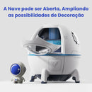 Umidificador de Ar SpaceCapsule - Design Espacial Ultrassônico - 220ml 40ml/h