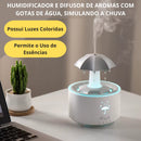Umidificador e Difusor de Aromas Guarda-Chuva - 300ml LED