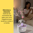 Umidificador e Difusor de Aromas Guarda-Chuva - 300ml LED