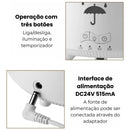 Umidificador e Difusor de Aromas Guarda-Chuva - 300ml LED